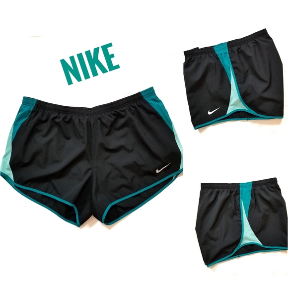 Nike Pants - NIKE Running Shorts Dryfit Black/Blue